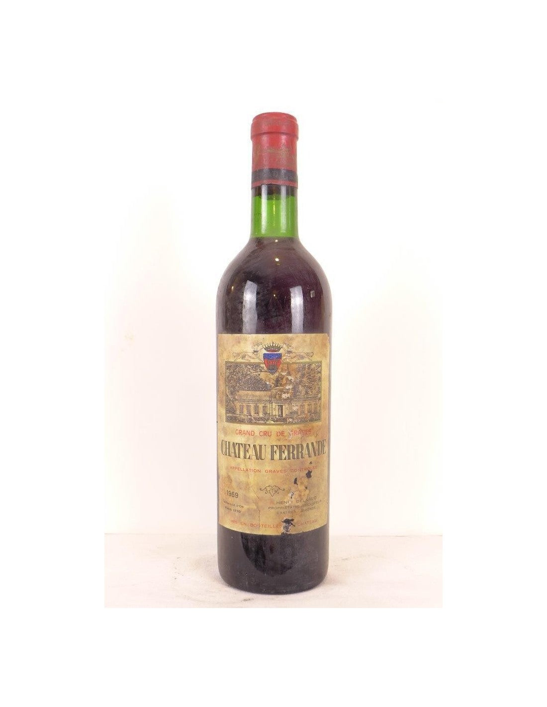 1969 - graves - château ferrande grand cru classé - rouge - bordeaux - Just Wines 