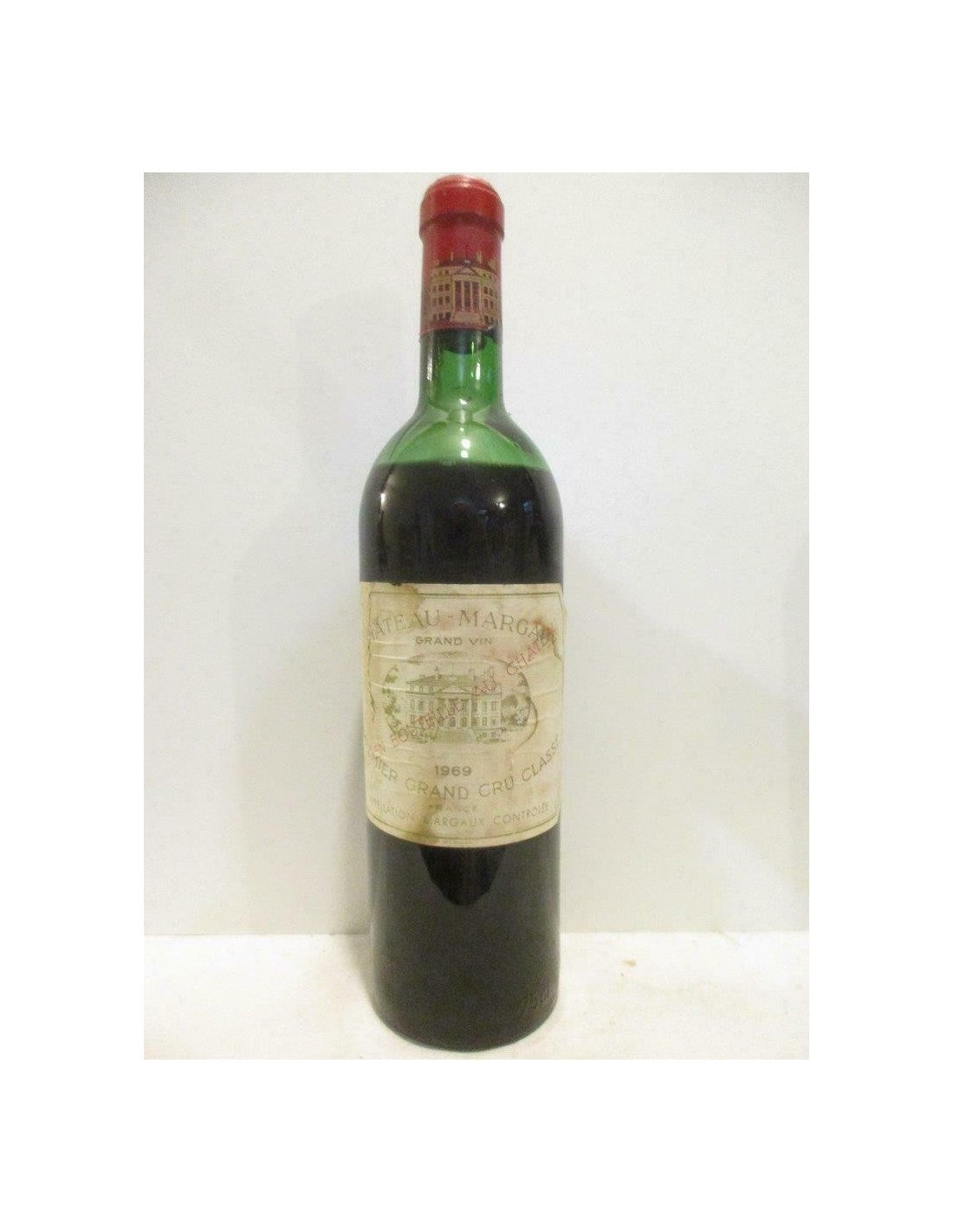 1969 - margaux - château margaux grand cru classé (capsule abîmée) - rouge - bordeaux - Just Wines 