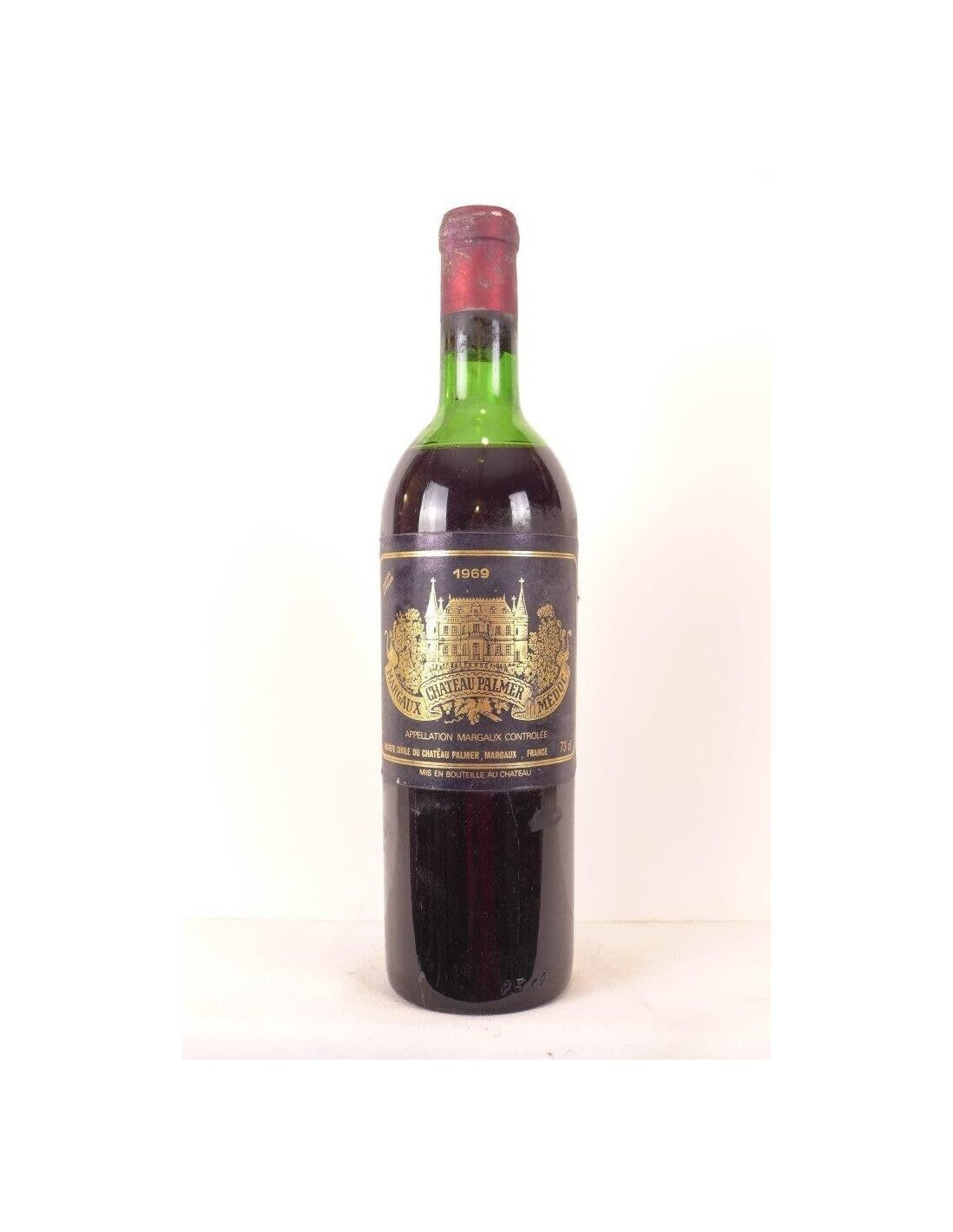 1969 - margaux - château palmer grand cru classé (capsule abîmée) - rouge - bordeaux - Just Wines 