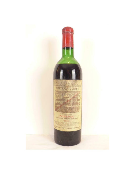 1969 - pomerol - château clinet - rouge - bordeaux - Just Wines 