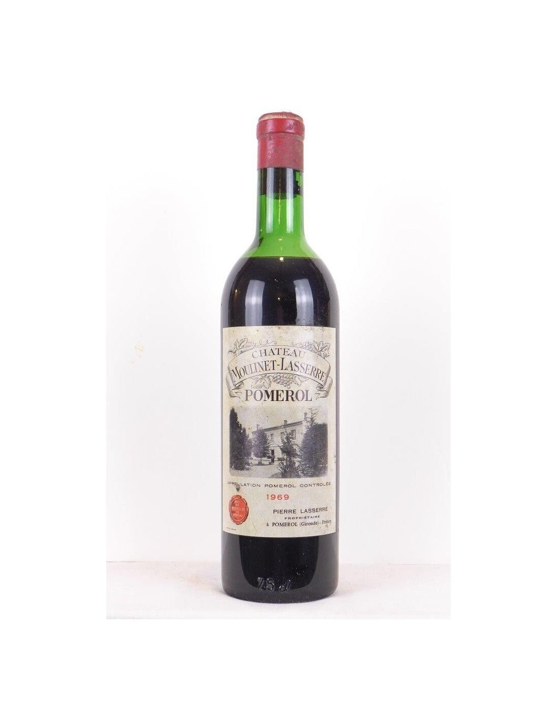 1969 - pomerol - château moulinet-lasserre (accro capsule) - rouge - bordeaux - Just Wines 