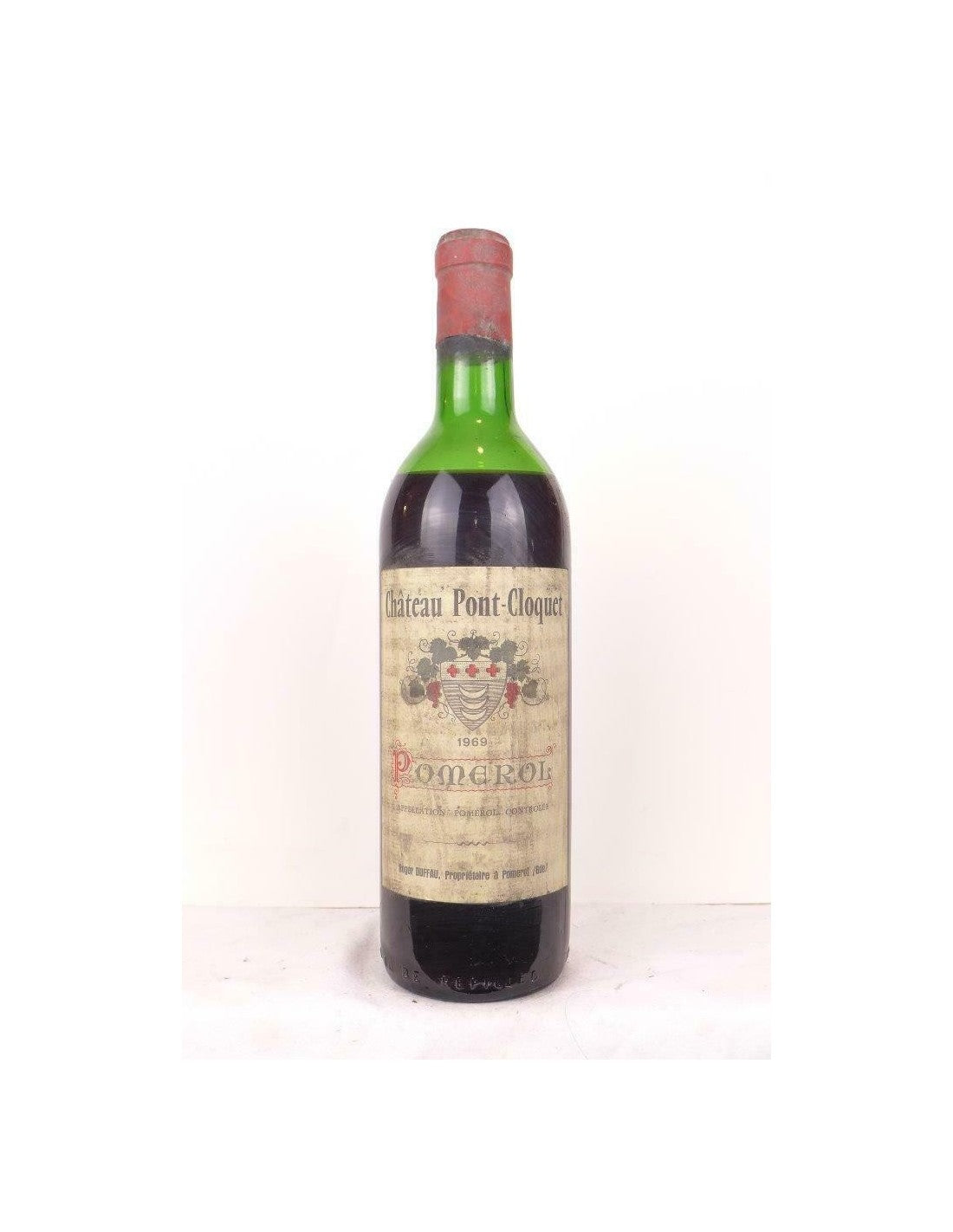 1969 - pomerol - château pont-cloquet (capsule abîmée) - rouge - bordeaux - Just Wines 