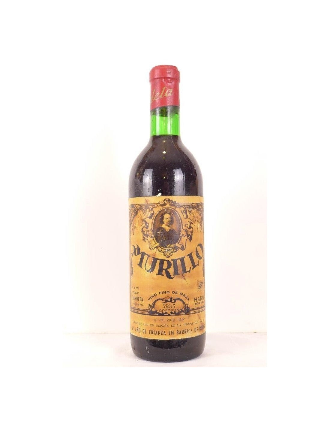 1969 - rioja - murillo - rouge - Espagne - Just Wines 