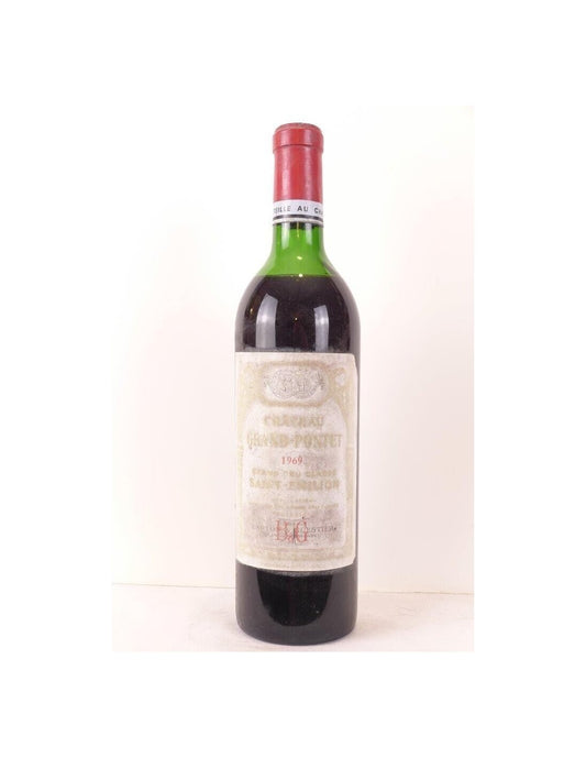 1969 - saint-émilion - château grand-pontet grand cru classé (étiquette fragile b2) - rouge - bordeaux - Just Wines 