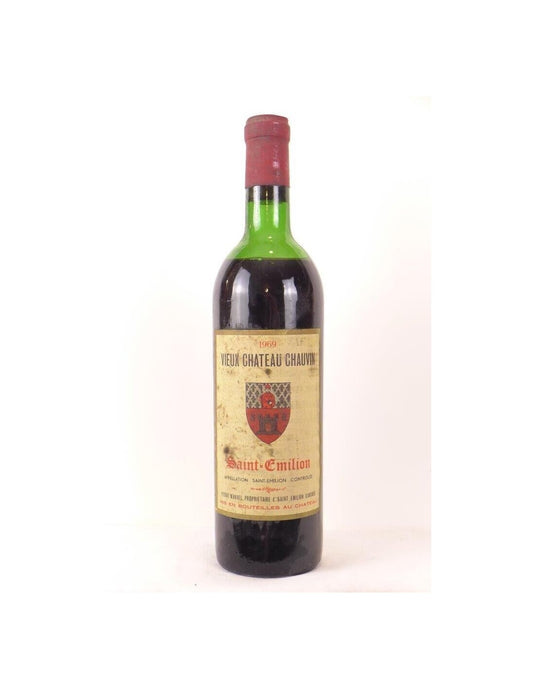 1969 - saint-émilion - vieux château chauvin - rouge - bordeaux - Just Wines 