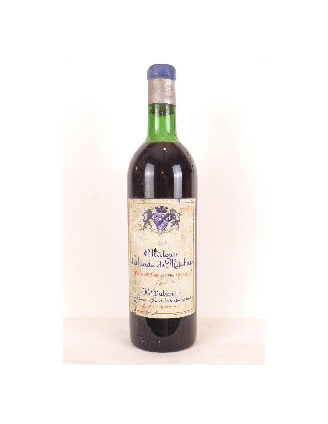 1969 - saint-estèphe - château lalande de marbuis - rouge - bordeaux - Just Wines 