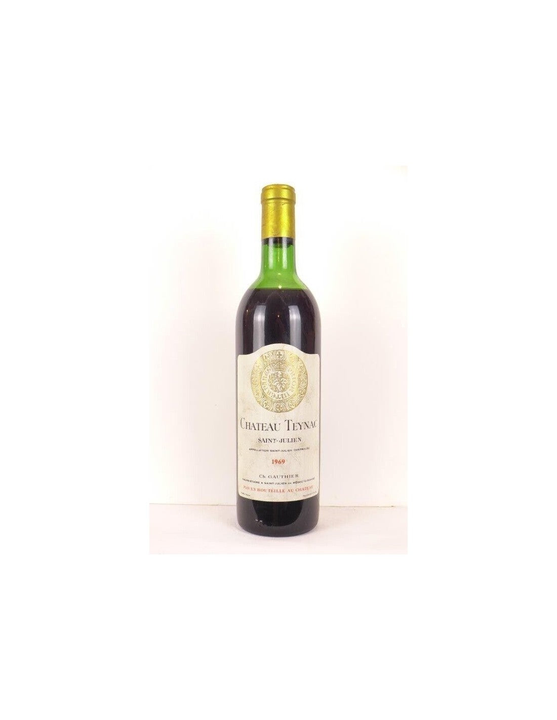 1969 - saint-julien - château teynac - rouge - bordeaux - Just Wines 