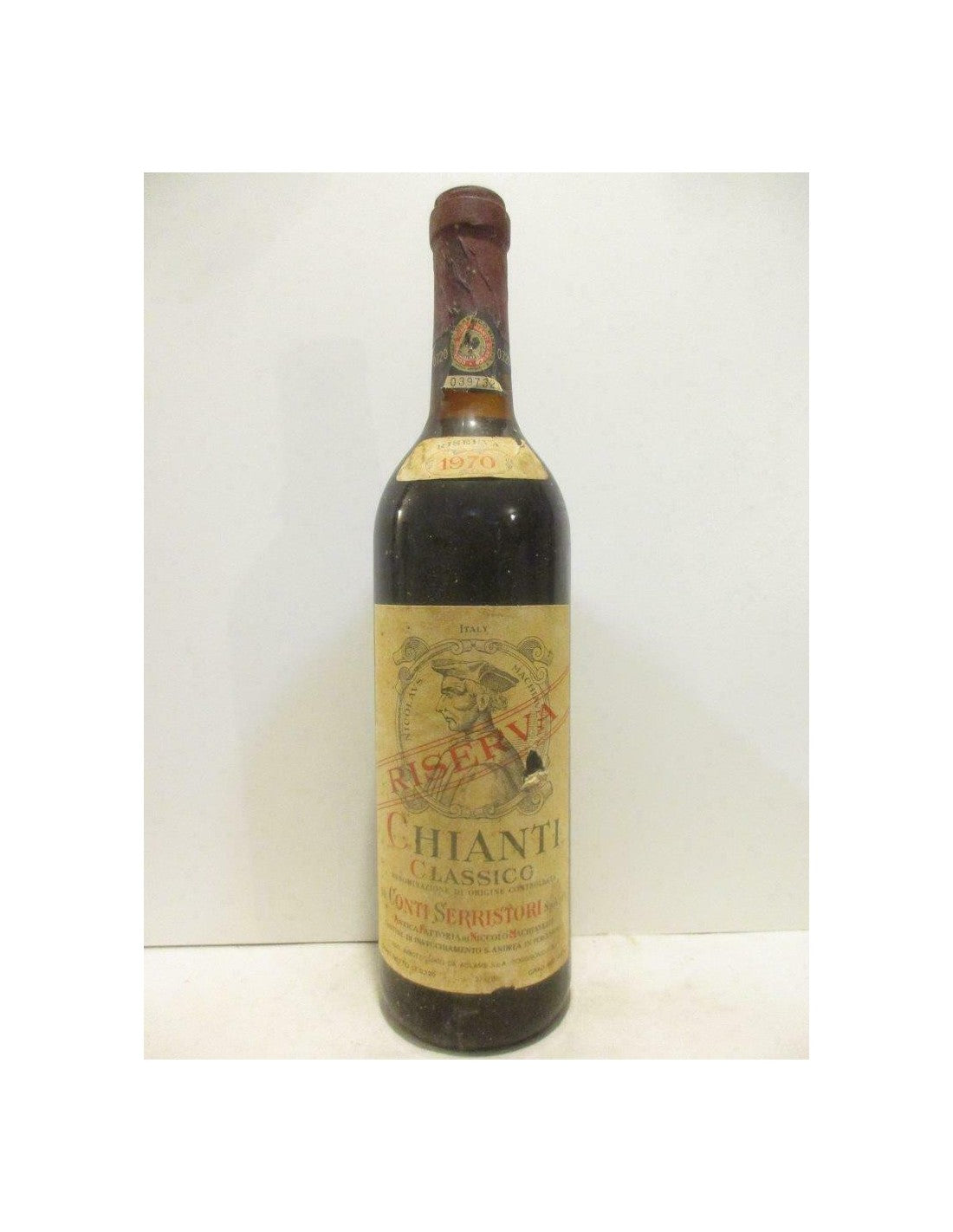 1970 - chianti classico - conti serristori (b2) - rouge - toscane Italie - Just Wines 