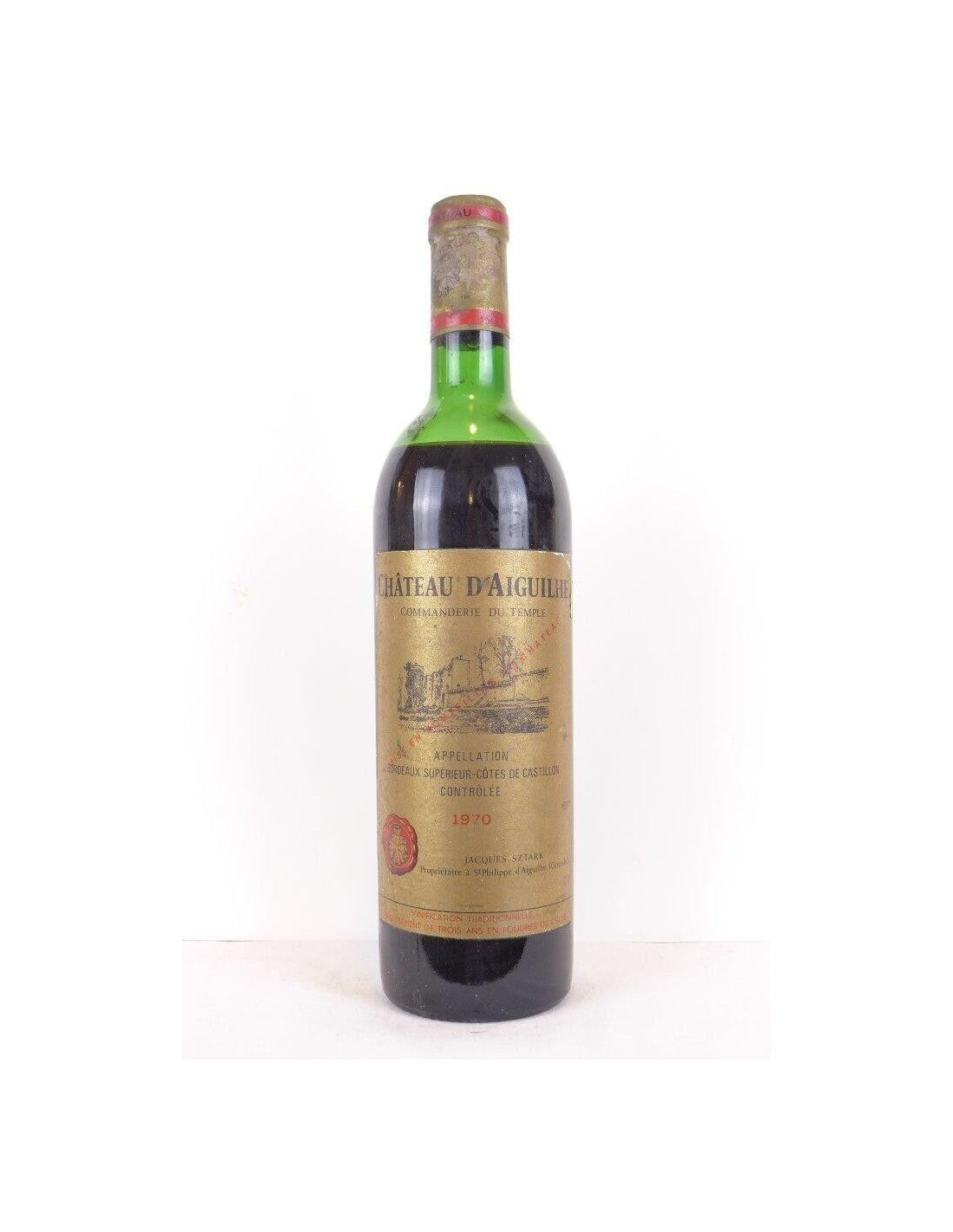 1970 - côtes de castillon - château d'aiguilhe - rouge - bordeaux - Just Wines 