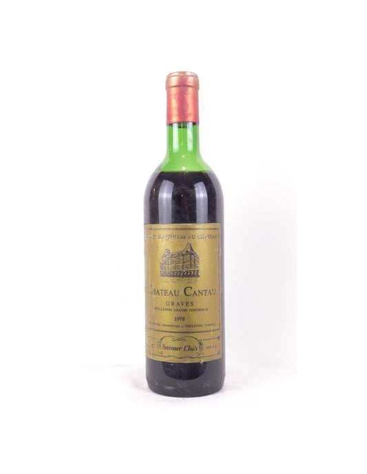 1970 - graves - château cantau - rouge - bordeaux - Just Wines 