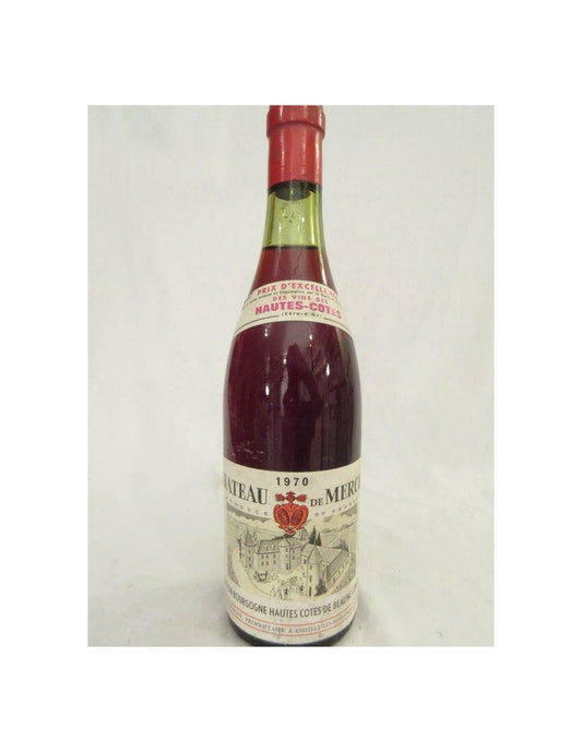 1970 - hautes côtes de beaune - château de mercey - rouge - bourgogne - Just Wines 