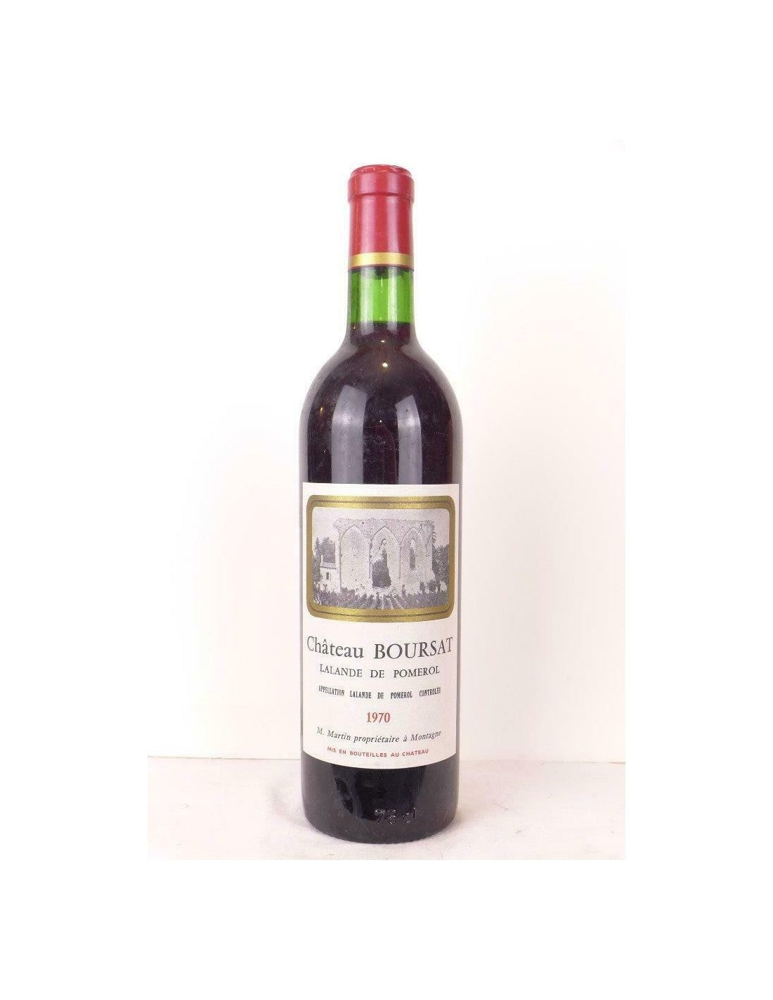 1970 - lalande de pomerol - château boursat - rouge - bordeaux - Just Wines 