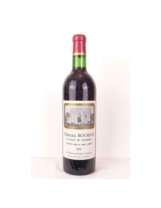 1970 - lalande de pomerol - château boursat - rouge - bordeaux - Just Wines 