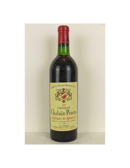 1970 - lalande de pomerol - château chatain-pineau - rouge - bordeaux - Just Wines 