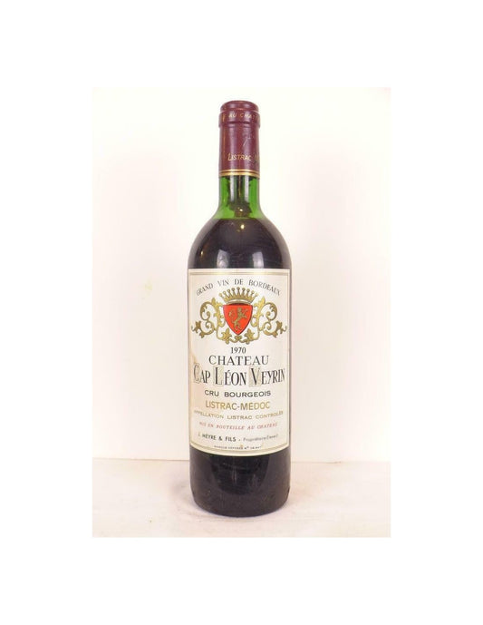 1970 - listrac - château cap léon veyrin - rouge - bordeaux - Just Wines 