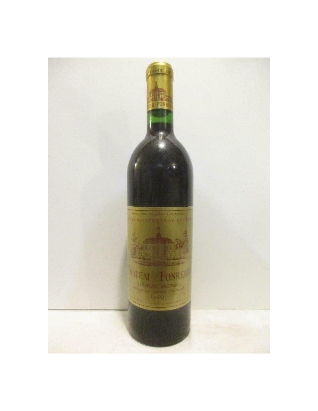 1970 - listrac - château fonréaud cru bourgeois supérieur - rouge - bordeaux - Just Wines 