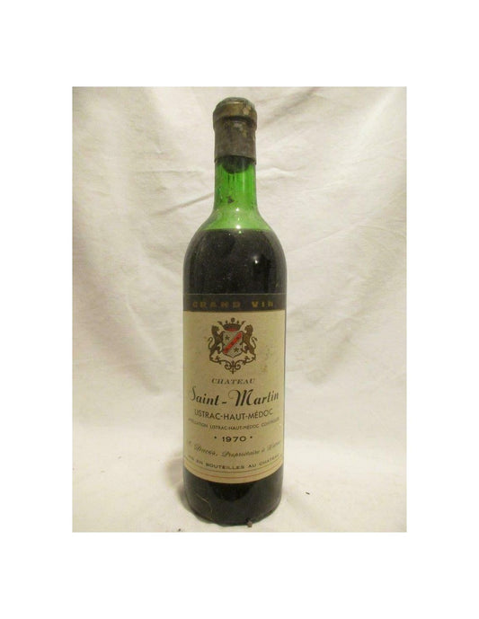 1970 - listrac - château saint-martin - rouge - bordeaux - Just Wines 