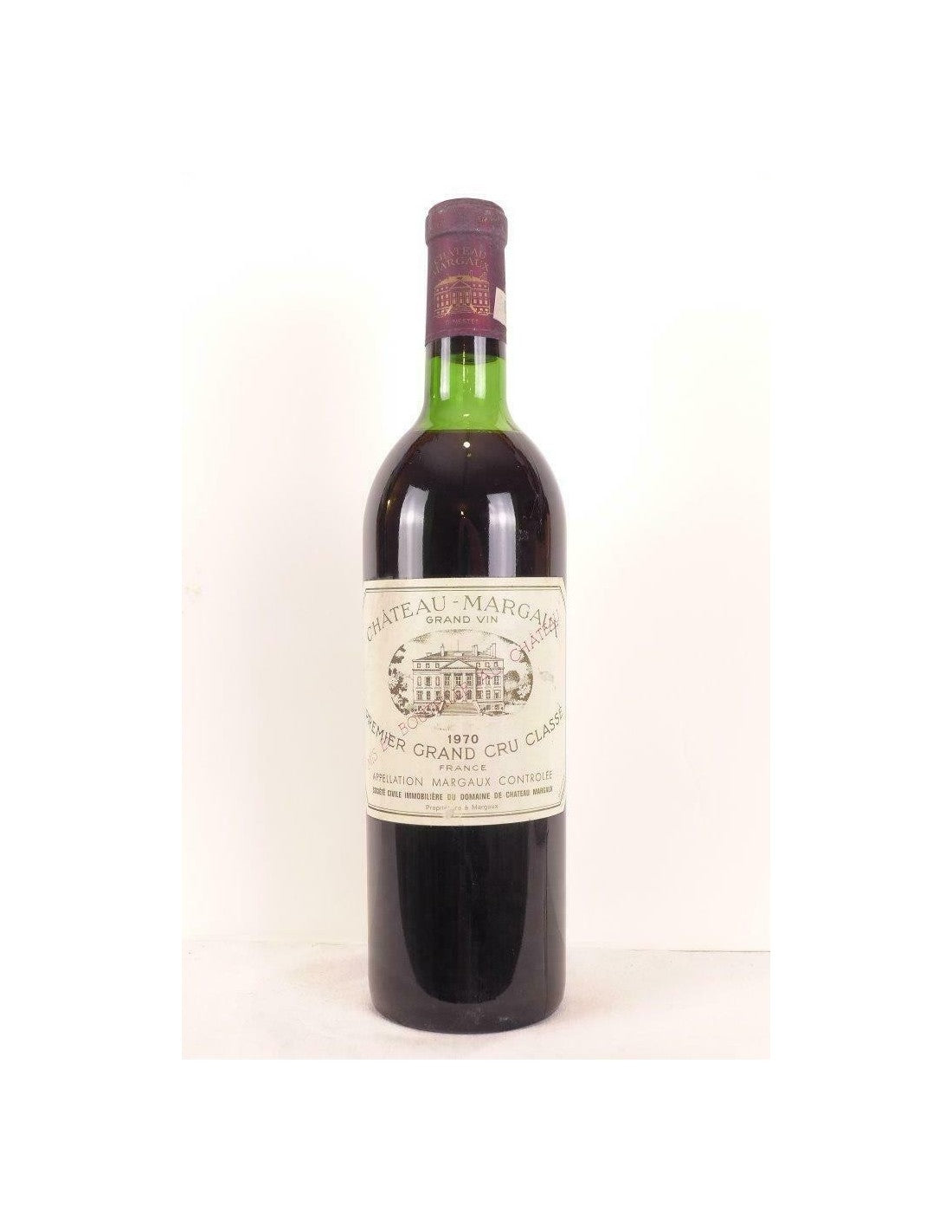 1970 - margaux - château margaux grand cru classé (b2) - rouge - bordeaux - Just Wines 