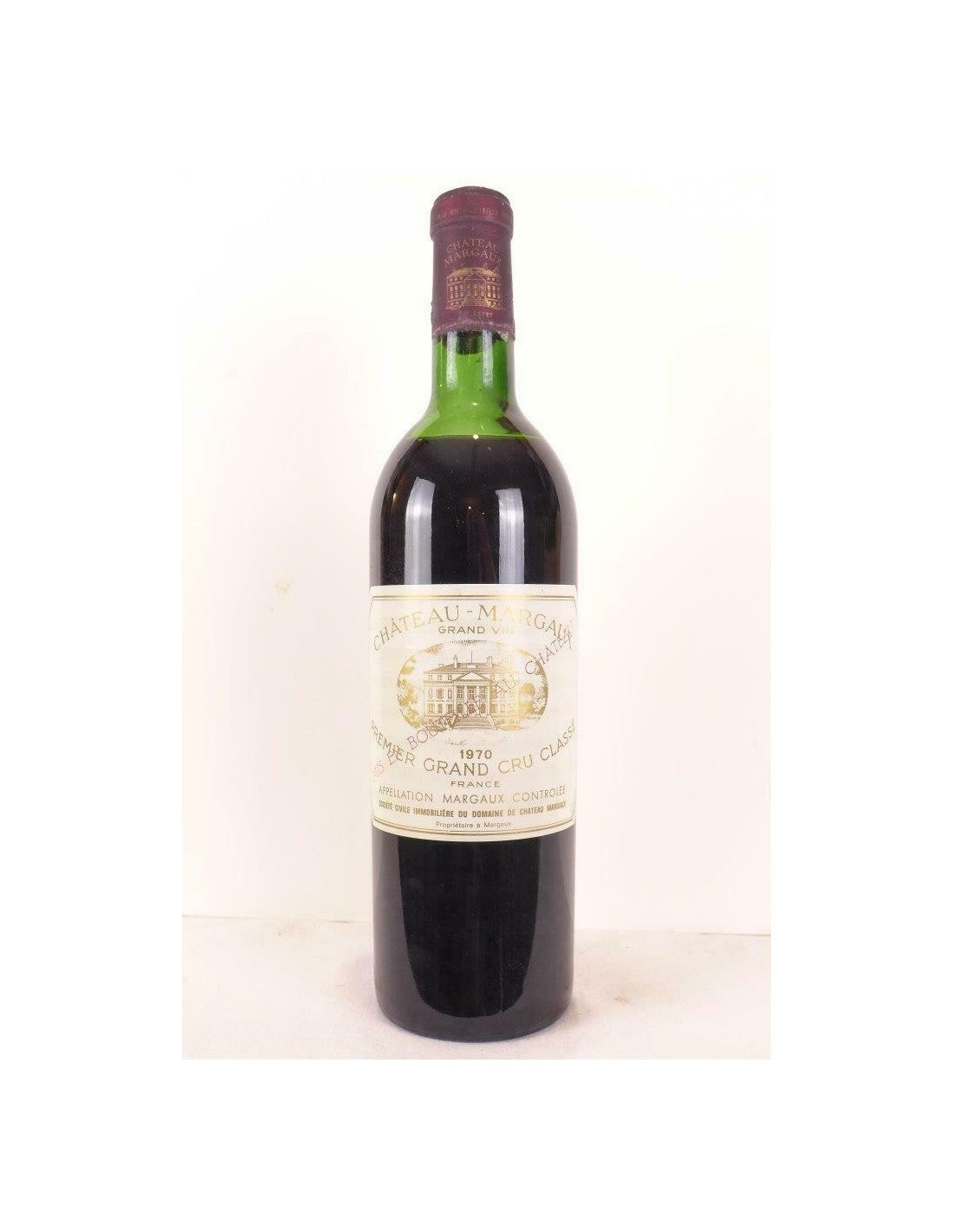 1970 - margaux - château margaux grand cru classé (capsule oxydée) - rouge - bordeaux - Just Wines 