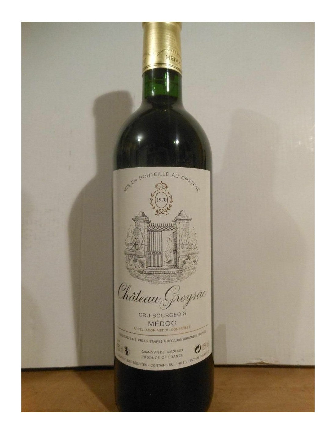 1970 - médoc - château greysac cru bourgeois - Rouge - bordeaux france - Just Wines 