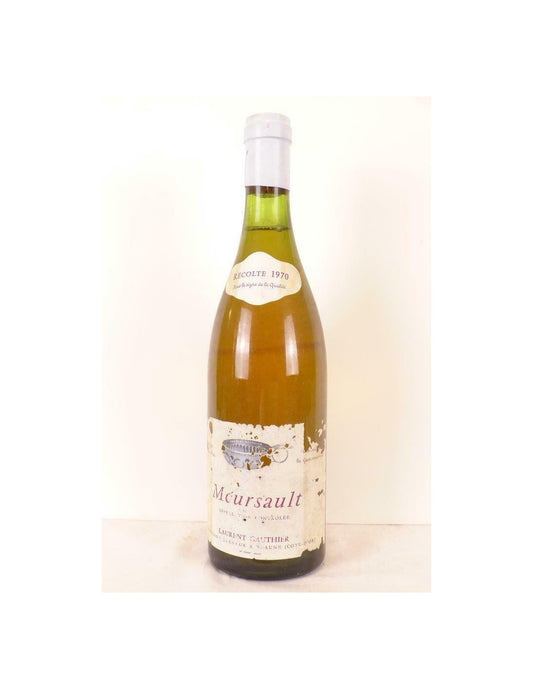 1970 - meursault - laurent gauthier (étiquette abîmée) - blanc - bourgogne - Just Wines 