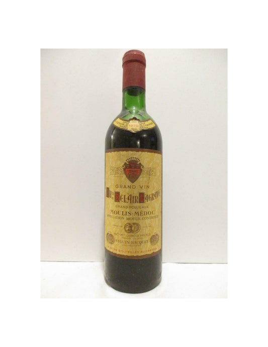 1970 - moulis - château bel-air lagrave grand poujeaux - rouge - bordeaux - Just Wines 