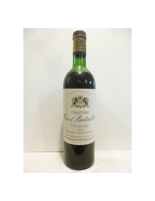 1970 - pauillac - château haut-batailley grand cru classé - rouge - bordeaux - Just Wines 