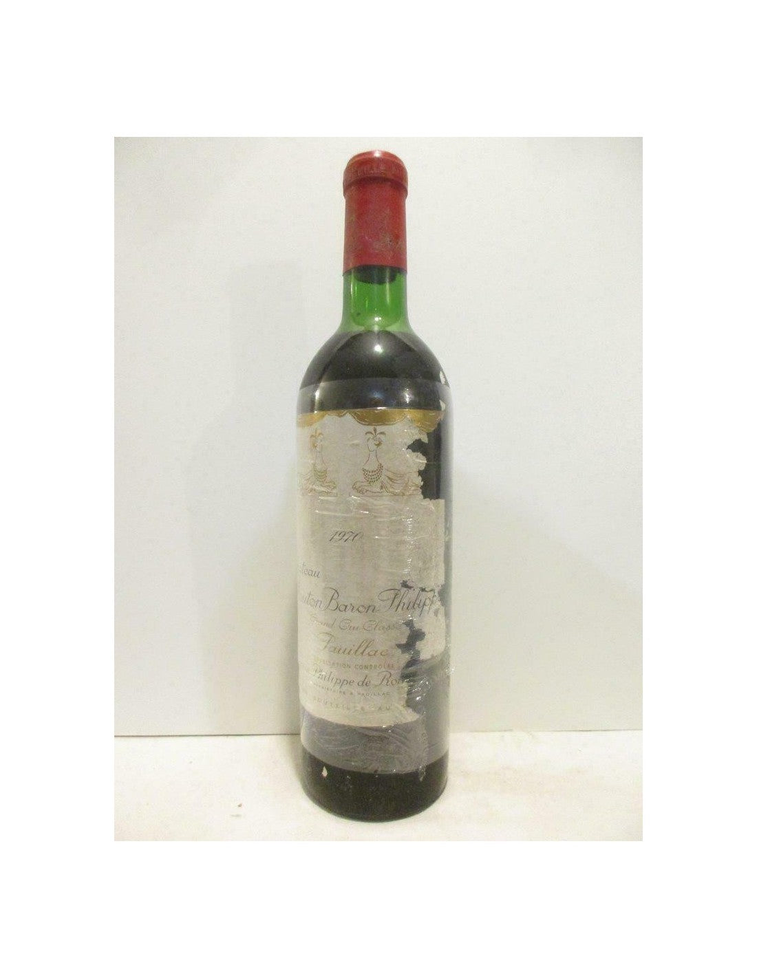 1970 - pauillac - château mouton baron philippe de rothschild grand cru classé (b2) - rouge - bordeaux - Just Wines 