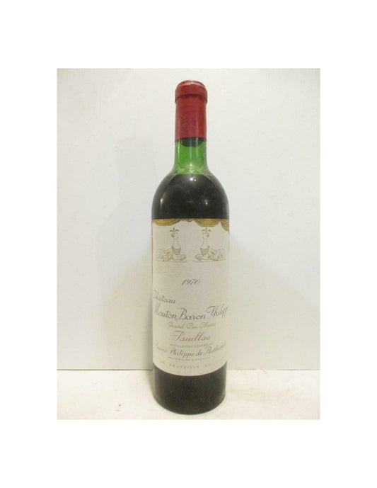 1970 - pauillac - château mouton baron philippe de rothschild grand cru classé (b3) - rouge - bordeaux - Just Wines 