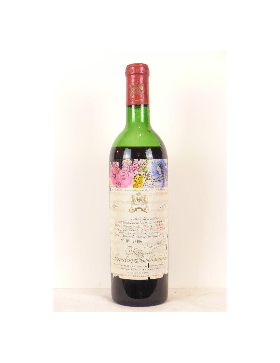 1970 - pauillac - château mouton-rothschild grand cru classé (accro capsule) - rouge - bordeaux - Just Wines 