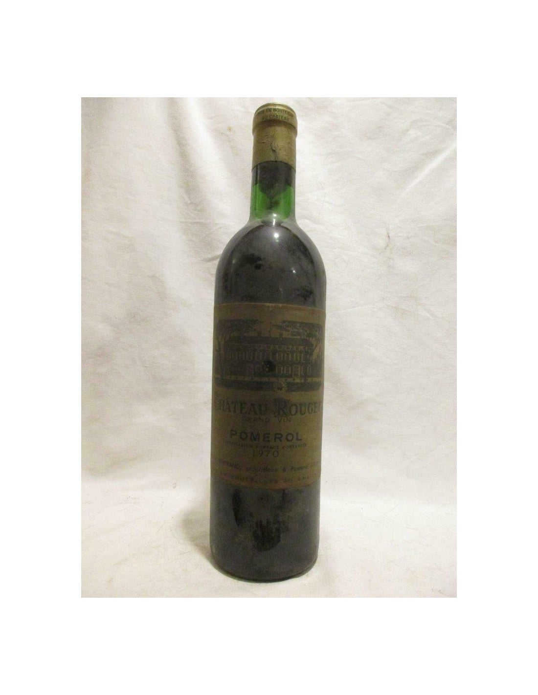 1970 - pomerol - château rouget - rouge - bordeaux - Just Wines 