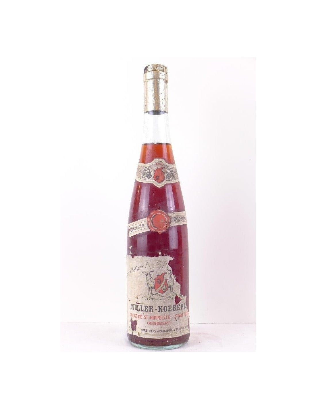 1970 - rouge de saint-hippolyte - muller-koeberle grande réserve (b1) - rouge - alsace - Just Wines 