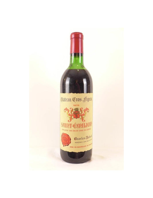 1970 - saint-émilion - château cros figeac grand cru (b1) - rouge - bordeaux - Just Wines 