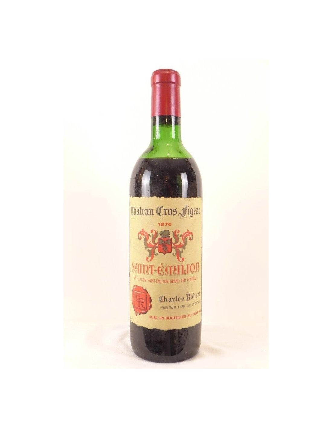 1970 - saint-émilion - château cros figeac grand cru (b2) - rouge - bordeaux - Just Wines 