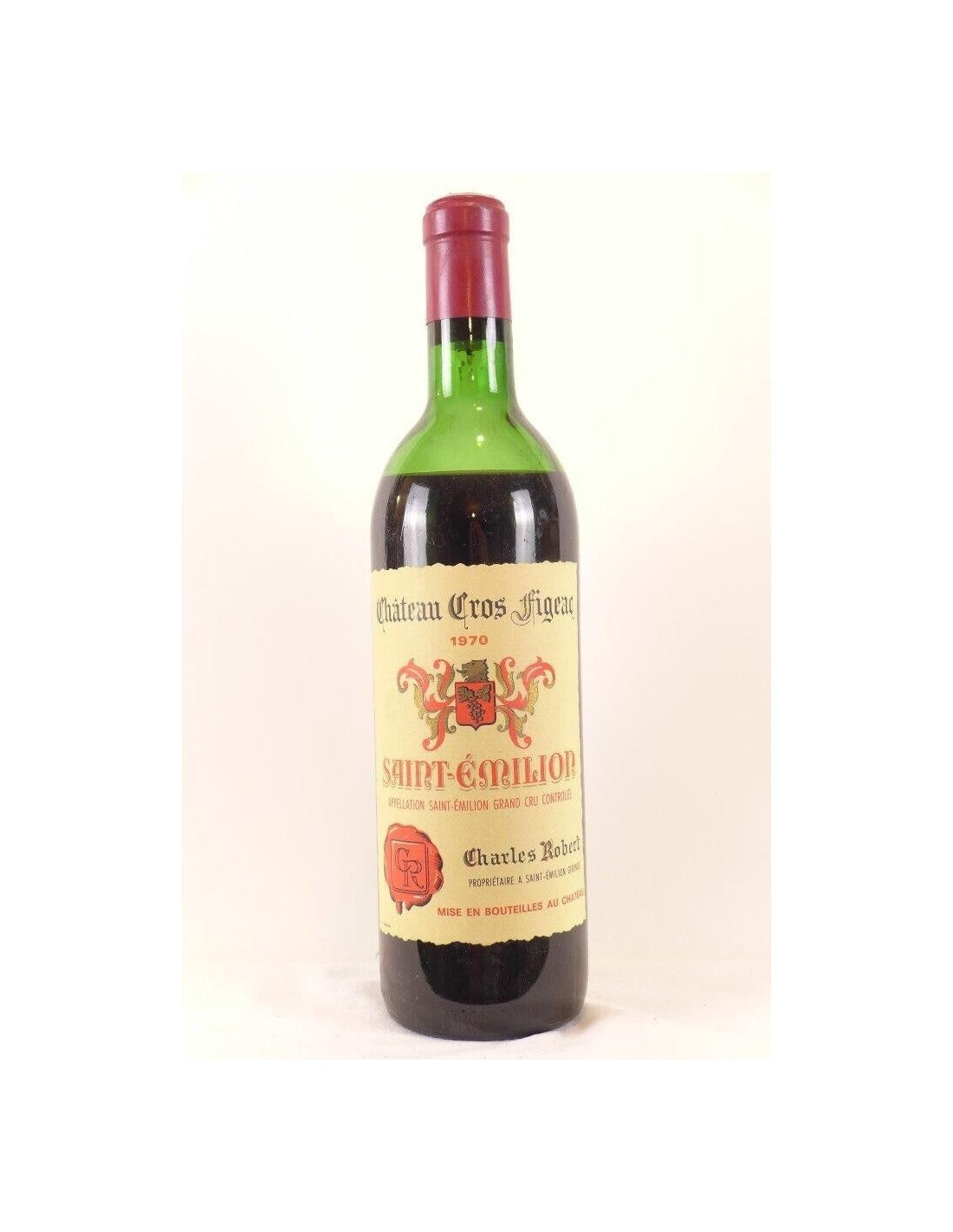 1970 - saint-émilion - château cros figeac grand cru (b3) - rouge - bordeaux - Just Wines 