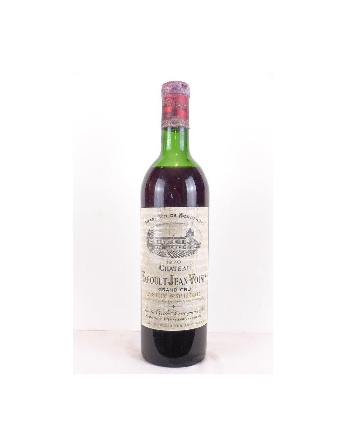 1970 - saint-émilion - château fagouet jean-voisin grand cru (b1) - rouge - bordeaux - Just Wines 