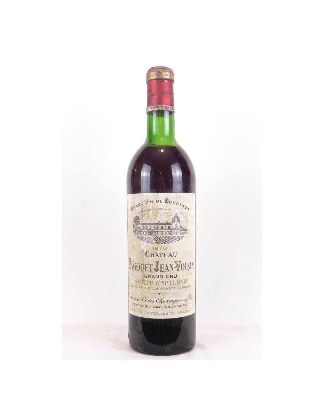 1970 - saint-émilion - château fagouet jean-voisin grand cru - rouge - bordeaux - Just Wines 