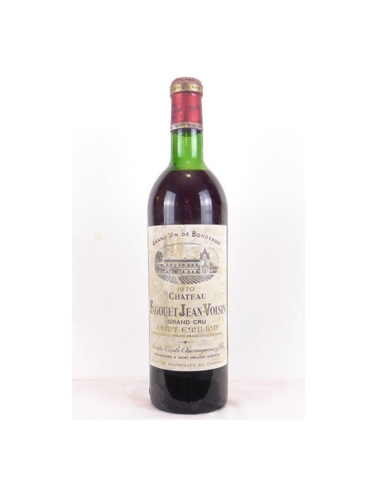 1970 - saint-émilion - château fagouet jean-voisin grand cru - rouge - bordeaux - Just Wines 