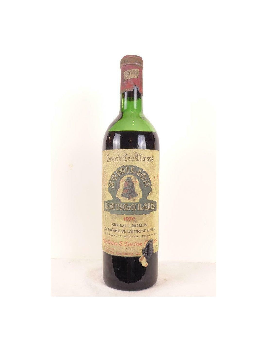 1970 - saint-émilion - château l'angélus grand cru classé (étiquette abîmée) - rouge - bordeaux - Just Wines 