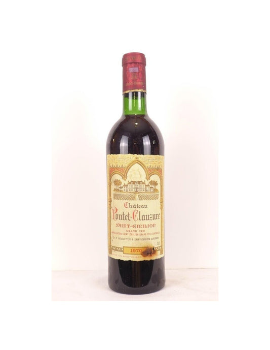 1970 - saint-émilion - château pontet-clauzure grand cru (léger accro étiquette) - rouge - bordeaux - Just Wines 