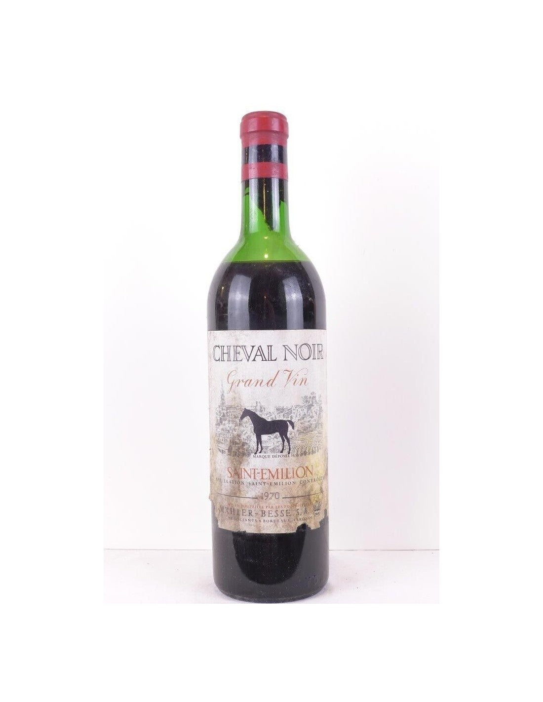 1970 - saint-émilion - cheval noir mahler-besse - rouge - bordeaux - Just Wines 