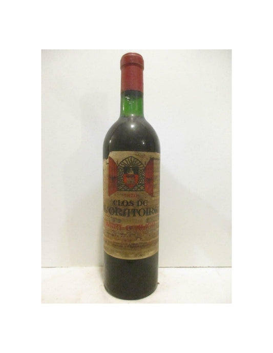 1970 - saint-émilion - clos de l'oratoire grand cru classé (étiquette sale) - rouge - bordeaux - Just Wines 