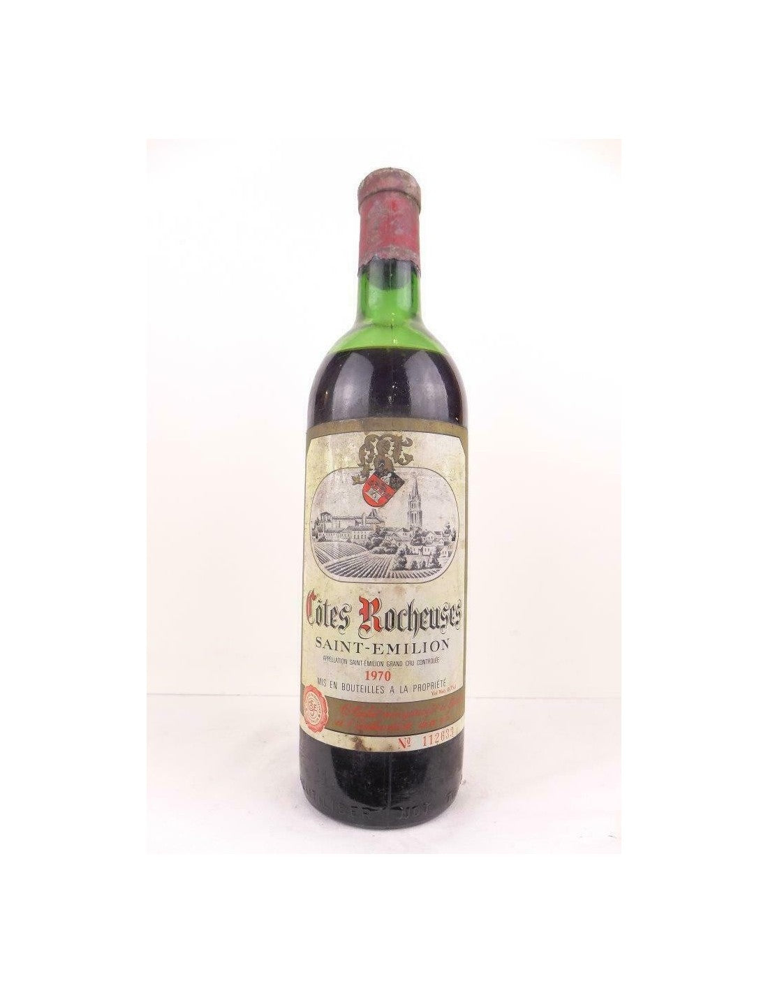 1970 - saint-émilion - côtes rocheuses grand cru (capsule abîmée) - rouge - bordeaux - Just Wines 