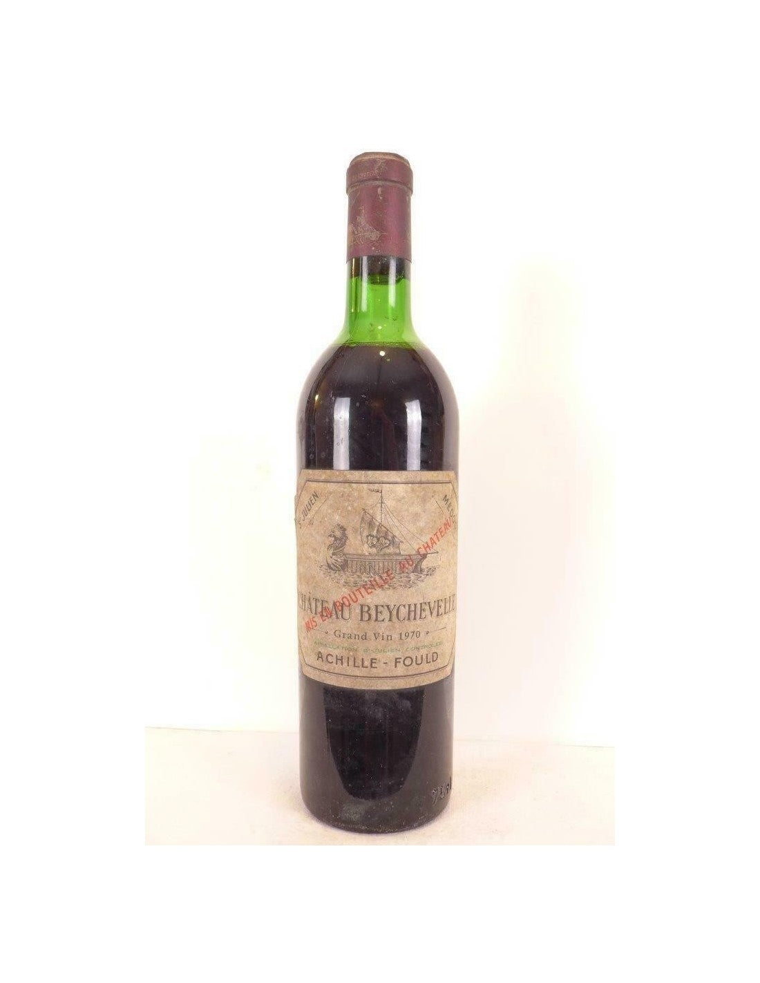 1970 - saint-julien - château beychevelle grand cru classé (b3) - rouge - bordeaux - Just Wines 