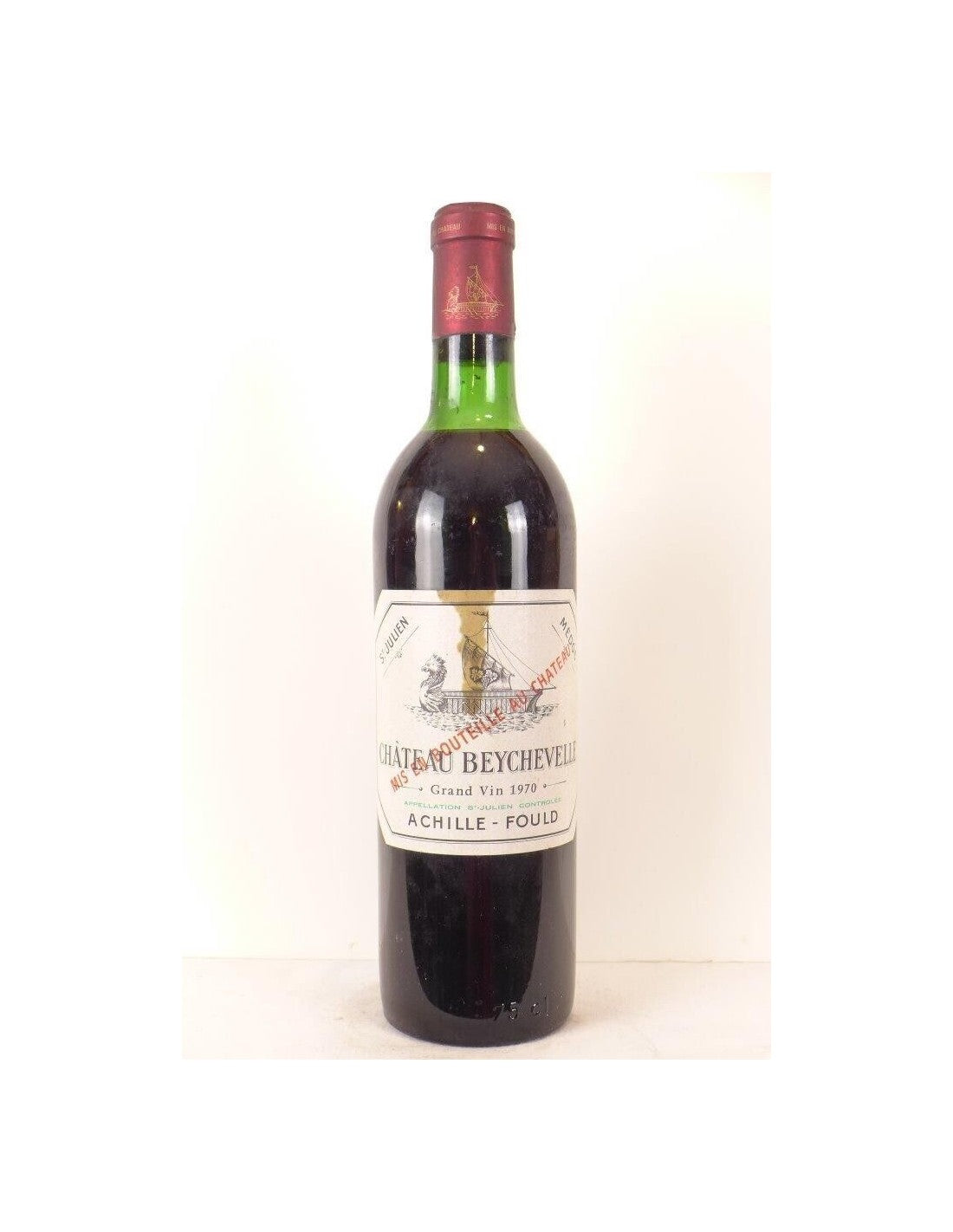 1970 - saint-julien - château beychevelle grand cru classé (b6) - rouge - bordeaux - Just Wines 