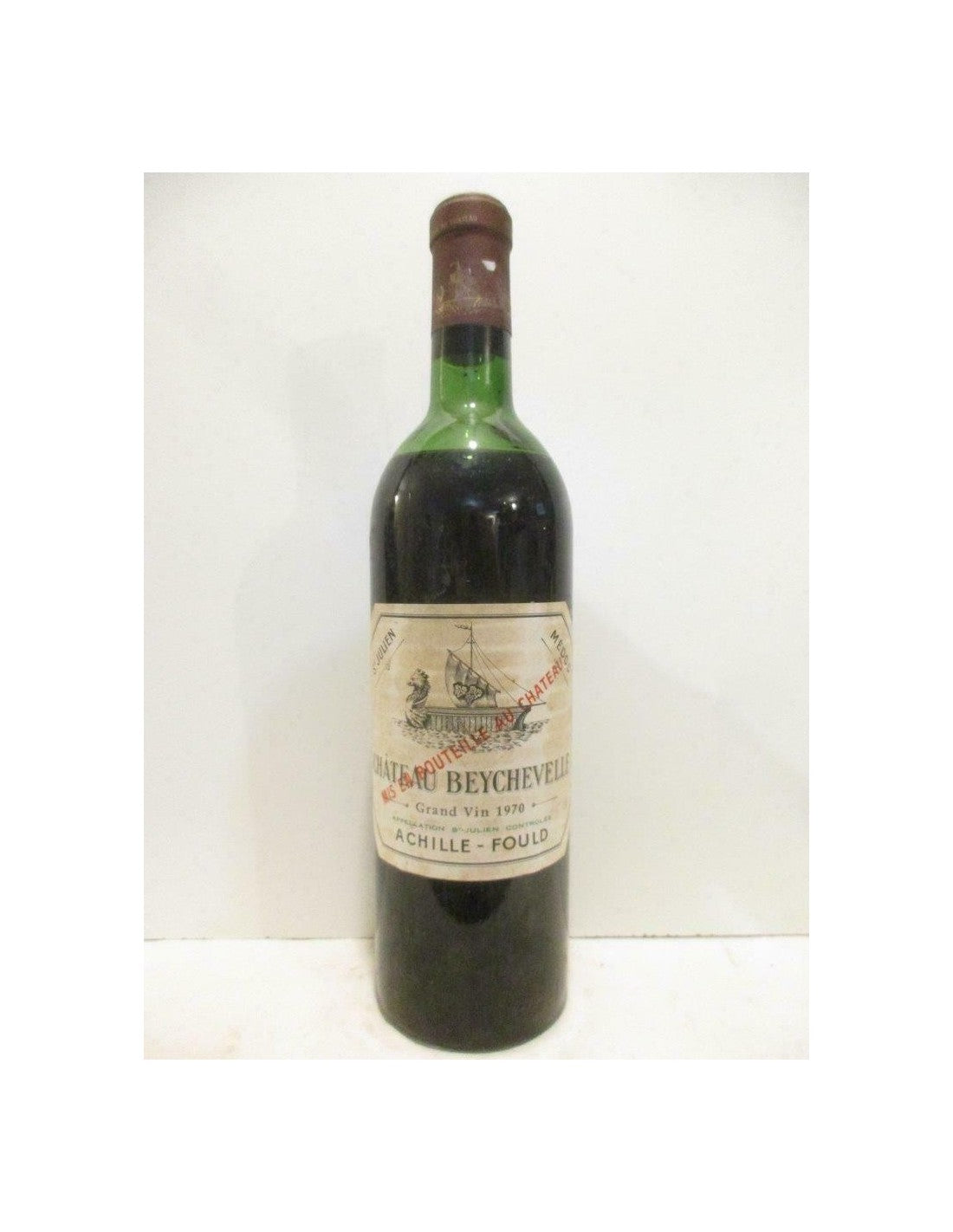 1970 - saint-julien - château beychevelle grand cru classé - rouge - bordeaux - Just Wines 