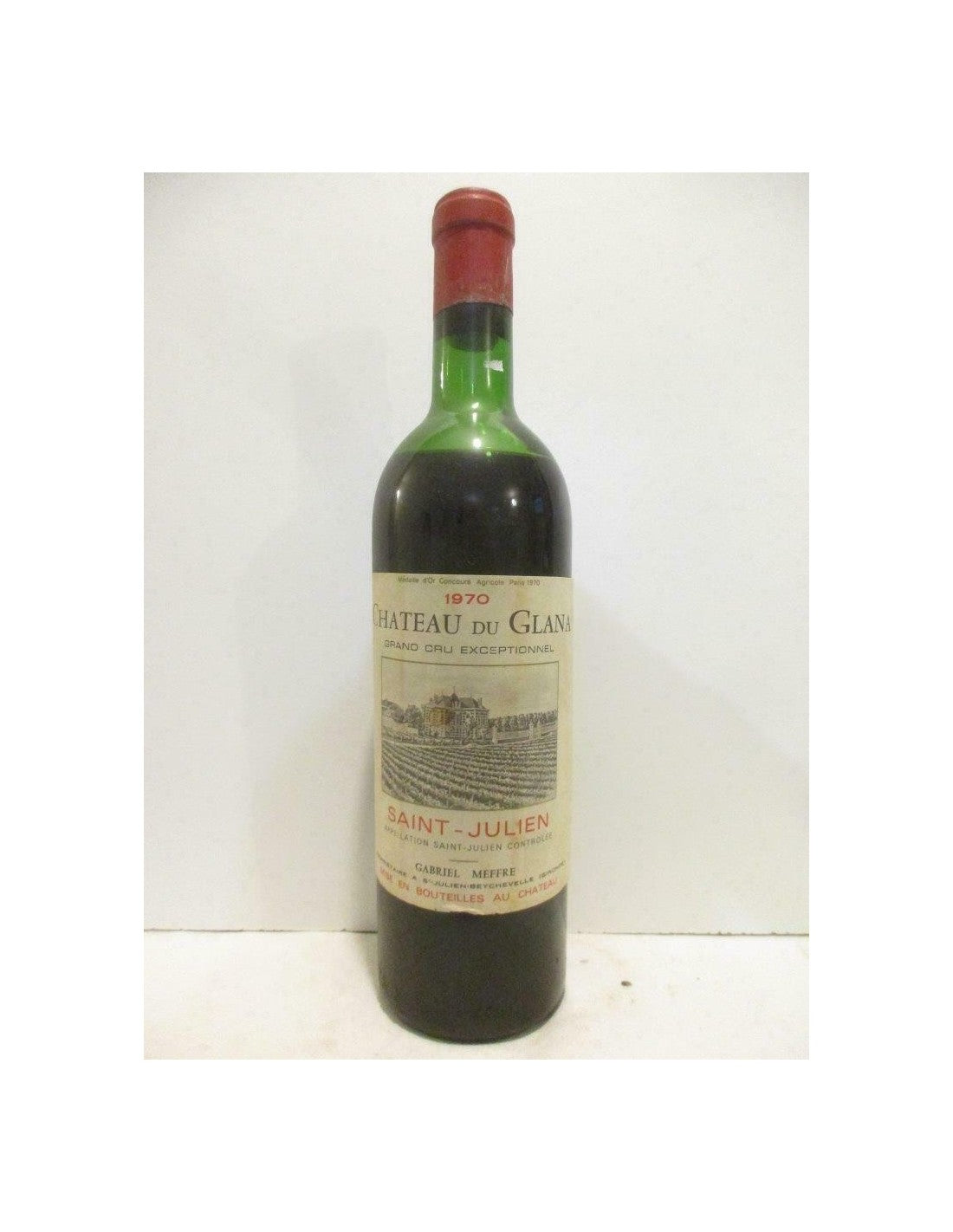 1970 - saint-julien - château du glana (b2) - rouge - bordeaux - Just Wines 