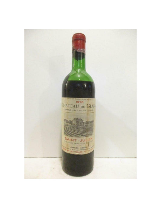 1970 - saint-julien - château du glana (capsule abîmée) - rouge - bordeaux - Just Wines 