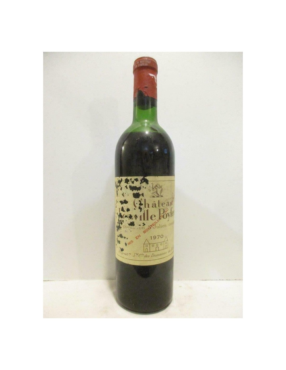 1970 - saint-julien - château léoville-poyferré grand cru classé (b1) - rouge - bordeaux - Just Wines 