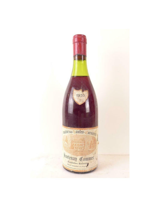 1970 - santenay - domaine des hautes-cornières commes (étiquette abîmée) - rouge - bourgogne - Just Wines 